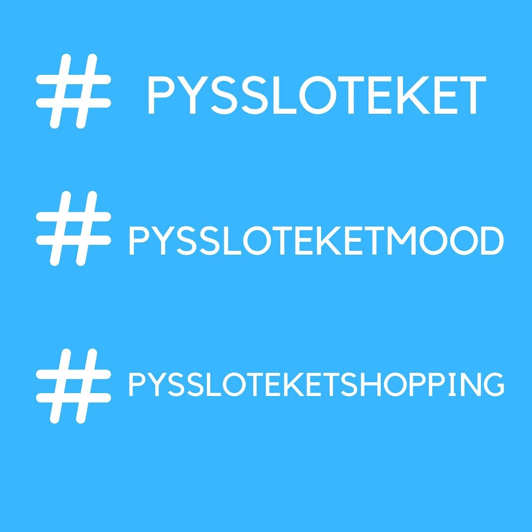 Har du Instagram och delar med dig av dina projekt? 
Använda gärna våra hashtags!
#PYSSLOTEKET - om du har använt någon eller några av butikens produkter 
#PYSSLOTEKETMOOD - om du skapat efter inspiration av våra moodboards som du hittar här i gruppen eller på bloggen.
#PYSSLOTEKETSHOPPING - Om du kanske är i butiken och hälsar på eller om du har fått hem en härlig leverans. 
Dela med dig, och vi delar vidare i våra stories/händelser på Instagram! 
•
#pyssloteket #pyssloteketmood #pyssloteketshopping #pysselbutik #scrapbooking